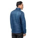 Indigo Blue Windproof Insulated Jacket Men