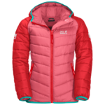 Coral Pink Insulated Jacket Kids