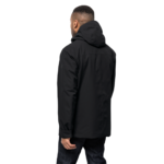 Black Winter Hardshell Jacket Men