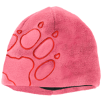 Coral Pink Front Paw Kids' Beanie