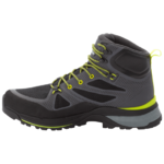 Dark Grey / Lime Mens Waterproof Hiking Shoes