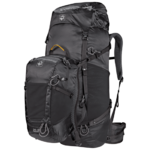Black Travel Pack: Trekking Pack, Day Pack And Pack Bag
