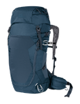 Dark Sea Hiking Pack With Advanced Back Ventilation And Short Back Length For Multi-Day Hikes In Warm Regions, Made From Recycled Materials