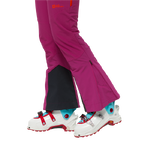 New Magenta Lightweight Softshell Pants For Ski Touring In Mild Or Spring Conditions.