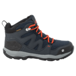 Dark Blue / Orange Waterproof Hiking Shoes