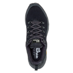 Black Comfortable Low Shoe Made Of Breathable, Water-Repellent Suede