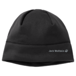 Black Windproof Fleece Hat