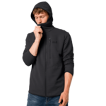 Black Lightweight Travel Fleece Jacket