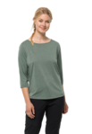 Picnic Green Women’S Merino Wool Half-Sleeve Functional Shirt