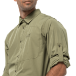 Khaki Mosquito Protection Roll-Up Shirt