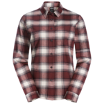 Cordovan Red Checks Sustainable Cotton Flannel