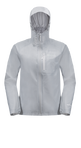 Cool Grey Hardshell Rain Jacket Women