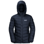 Night Blue Windproof Quilted Jacket Kids