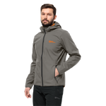 Smokey Grey Breathable, Windproof And Water-Repellent Jacket Made Of Robust, Elastic Soft Shell