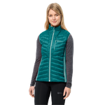 Sea Green Lightweight And Warm Insulated Vest That Works Well In Damp Conditions.