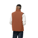 Brick Sherpa Fleece Vest