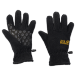 Black Kids' Fleece Gloves