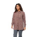 Afterglow 41 Long Sleeved Flannel Shirt With Checked Pattern And Chest Pocket
