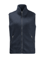 Night Blue Warm Sherpa Fleece Vest With Two Pockets
