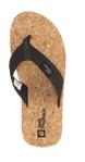 Phantom / Cork Men'S Thong Sandals With Cork Footbed