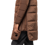 Hazelnut Brown Puffer Jacket With Primaloft