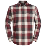Cordovan Red Checks Men'S Flannel Shirt