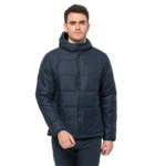Night Blue Windproof Hooded Jacket With Texashield Ecosphere Pro