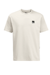 Cotton White Simple Unisex T-Shirt In Sustainable Organic Cotton