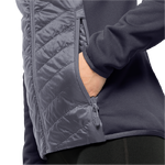Dolphin Stretch Fleece Jacket With A Windproof, Water-Repellent Front And Hood With Synthetic Fiber Padding