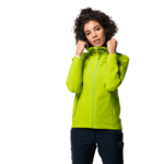Bright Lime Ultralight And Packable Jacket Women