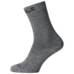 Grey Heather Socks With Merino Wool