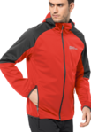 Strong Red Men’S Softshell Jacket