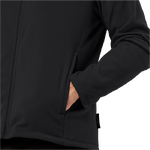 Black Light, Stretchy, Breathable Midlayer For Shoulder Seasons Or High Output Activities In Cold Temperatures.