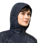 Night Blue Windproof Hooded Jacket With Texashield Ecosphere Pro