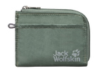 Hedge Green Lightweight Fabric Wallet With Zip