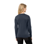 Night Blue Insulating And Quick-Drying Long-Sleeved Top Featuring Odour-Inhibiting Properties
