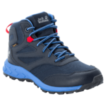 Dark Blue / Red Waterproof Hiking Shoes Kids