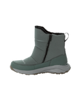 Slate Green Ultra Warm Slip-On Boots For All Day Comfort In Cold, Wintry Climates.