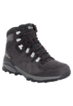 Dark Steel / Purple Waterproof Leather Hiking Boots Women