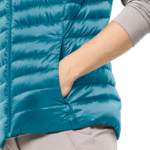 Freshwater Blue Packable Down Vest