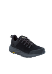 Black Comfortable Low Shoe Made Of Breathable, Water-Repellent Suede