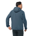 Orion Blue Windproof Softshell Jacket Men