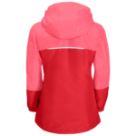 Coral Pink 3-In-1 Jacket Girls
