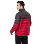 Red Lacquer Windproof Down Jacket Men