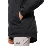 Black Women'S Insulated Jacket With Primaloft