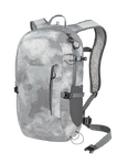 Silver All Over Hiking Pack With Snug Fitting Back System And Sporty Design, Made From Recycled Materials