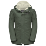 Thyme Green Waterproof Winter Jacket Girls