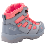 Grey Pink Kids Waterproof Hiking Shoes
