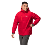 Red Lacquer Insulated Jacket