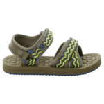 Green / Lime Kids' Outdoor Sandals